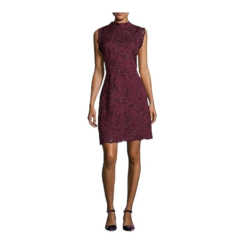 Ted Baker Latoya High Neck Mini Dress in Lace, size 3